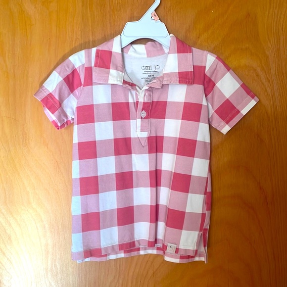 Well dressed wolf (Omi Jo) 18 mo. Boy collared cotton shirt - Picture 1 of 6